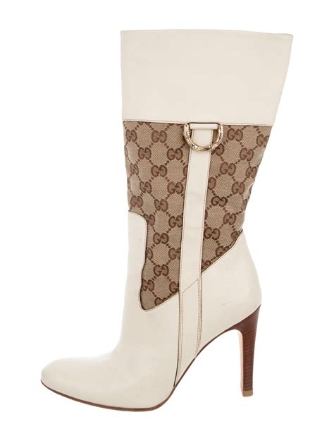 gucci bootschoenen|Gucci high heel boots.